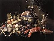 unknow artist Classical Still Life, Fruits on Table painting